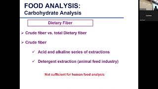 Food Analysis Recorded Lect 31 Nov 18 2022