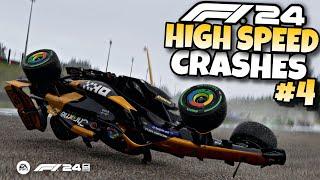 F1 24 HIGH SPEED CRASHES #4