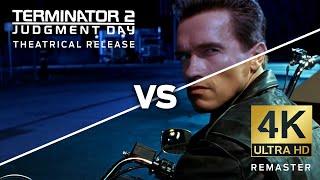 Terminator 2: Judgement Day - (4K Remaster vs Theatrical Release)