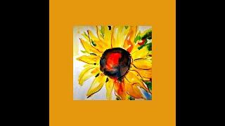 How to Paint a Sunflower in Watercolor Part 2- Jacki Kellum Tutorial - Final Touhes