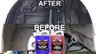 How to Clean & Dress Car Wheel Wells : Meguiars Super Degreaser & All Season Dressing