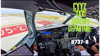 B737 MAX Turbulent Departure out of Toronto ( FULL ATC !)