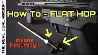 How to Flat Hop Airsoft AEG Barrel R HOP