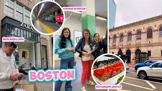 FICAMOS PERDIDOS NO METRÔ DE BOSTON | COMPRAS NA ZARA + RESTAURANTE JAPONÊS