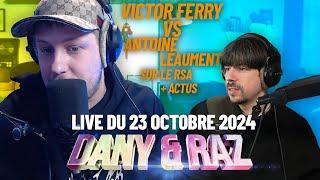 actu + Victor Ferry vs Antoine Léaument sur le RSA + Gisèle Pélicot face à son mari