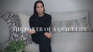 The POWER of a QUIET life | SLOW LIVING + MINIMALISM 