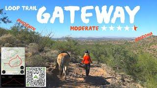 Gateway Loop Trail - Full Hike 4K - Phoenix Arizona USA