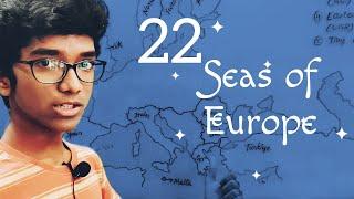 Seas of Europe for all Competitive Exams | World Geography | Physical