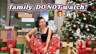 *Family, DO NOT Watch* Christmas shopping for my family + Decorating tree! | vlogmas day 20 *⋆⍋*