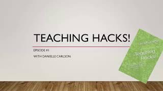 Teaching Hacks Episode 1- Label Your Drawers!
