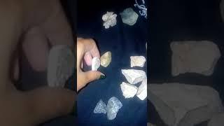 Different of rock collections sparkling..