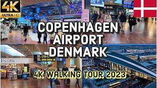 4K| Copenhagen International Airport  Denmark| Walking Tour 2023| Københavns Lufthavn Kastrup