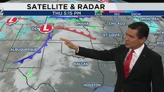 Comfortable weather ahead in Houston with drier air and a warm Friday