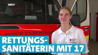 Rettungssanitäterin mit 17: Ausbildung während der Schulzeit