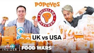 US vs UK Popeyes | Food Wars