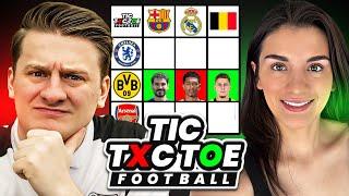 FOOTBALL TIC TAC TOE Vs @stuntpeggnieve