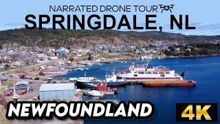 Springdale, Newfoundland: A 4K Drone Adventure  | Stunning Scenic Views!