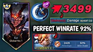 GARA2 WINRATE SUN TINGGI DI SURUH HYPER SAMA TIM SENDIRI  | BUILD SUN TERSAKIT | MOBILE LEGENDS