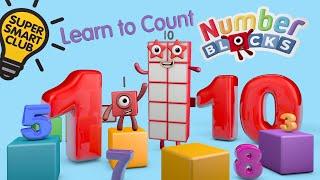 Numberblocks 1 through 10 Learn to Count & Explore Stack Color Blocks!