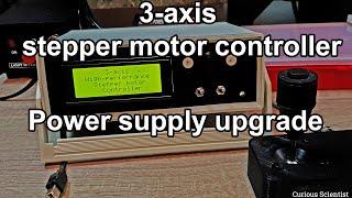 XYZ Microscope Stage Controller Update - Self-sufficient Power Supply