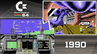 Top 50 Commodore 64 (C64) games of 1990 - in under 10 minutes