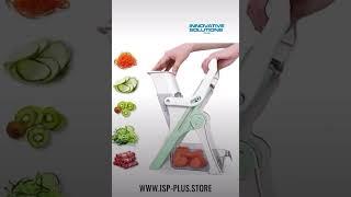  PREPARE MEALS IN HALF THE TIME WITH THE INNOVATIVE VEGETABLE SLICER!  #cooking #chopper #slice