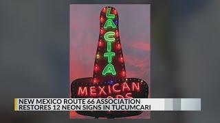 New Mexico Route 66 Association helps restore 12 neon signs in Tucumcari