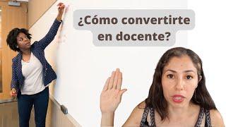 ¿Cómo ser profe? | Transitar a la docencia desde otras carreras #docentes #educación #quieroserprofe