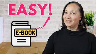 How to WRITE an eBook FAST and EASY! | 2024 Tutorial