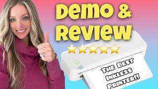 NO MORE INK!! Inkless Printer Set Up & Review! Thermal Inkless Printer