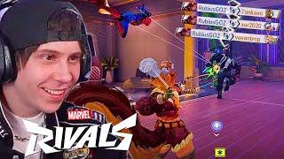 RUBIUS juega MARVEL RIVALS PARTIDAS EPICAS | MEJORES MOMENTOS