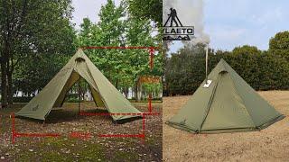 MCETO TX400Ultra Stove Tent Review | Adjustable Tipi Hot Tent for Winter Camping