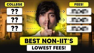 TOP 5 BEST non-IIT Engineering Colleges of India | Low Fees and Good Placement