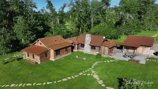 Spectacular Family Compound in Bozeman | Larry Pearson Design along Cottonwood Creek