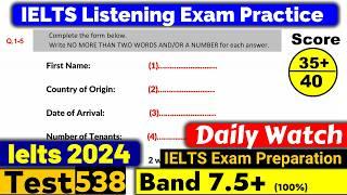 IELTS Listening Practice Test 2024 with Answers [Real Exam - 538 ]