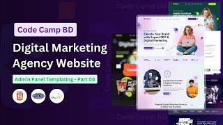 Online Agency Website in PHP with Admin Panel – Part 6 | PHP Web Development Tutorial #codecampbd