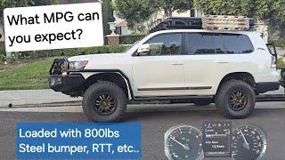 What MPG can you expect with a Land Cruiser?