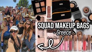 THE MOST PACKED MAKEUP PRODUCTS: TRAVEL MAKEUP BAGS / /GREECE