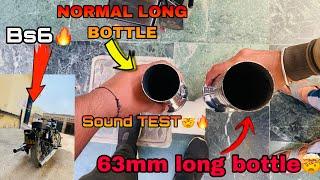 30/100 || 63mm LONG BOTTLE SILENCER|| LOUDEST AND LONGEST SILENCER FOR BULLET #bullet #vlog