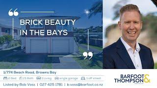 1/774 Beach Road, Browns Bay | Bob Voss | Barfoot & Thompson | Browns Bay | Real Estate Agent