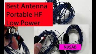 Do you operate portable HF without this antenna? N9SAB Ultralight Dipoles