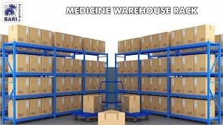 Medicine Warehouse Rack | Pharma Industry Rack |  Storage Rack | Racks in Islamabad | #warehouserack