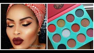 Juvias Place Saharan Palette: Review and Mini Demo/Tutorial