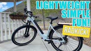 Can You Ride Rad on the 55 pound RadKick? Rad Power Bikes 7-Speed Ebike is Simple and Fun!