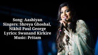 Itti Si Hasi Itti Si Khushi - Aashiyan (Lyrics) | Shreya Ghoshal | Diamond Music