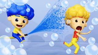 Chicky & Cha-Cha's Car Wash | D Billions Kids Songs