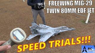 Freewing MiG-29 RC EDF JET Speed Trials: How Fast Will It Go?! #edf #rc #rcjet #aeroplane #rcplane