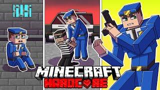 I Survived 1000 DAYS as a POLICEMAN in HARDCORE Minecraft! - Powerful Mobs Compilation