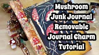 Easy Junk Journal Charm From Old Jewelry and Beads / Removable Journal Charm / Easy Bookmark DIY