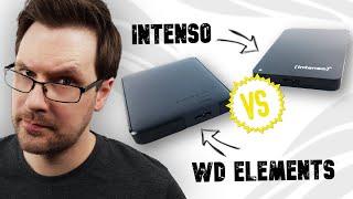 Externe Festplatten Test 2024 ► WD Elements VS Intenso  Die beiden Platzhirsche im Vergleich